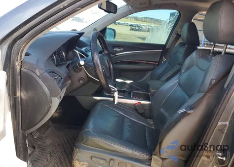 2015 Acura Mdx Technology из США, поврежденный, VIN 5FRYD4H67FB016034